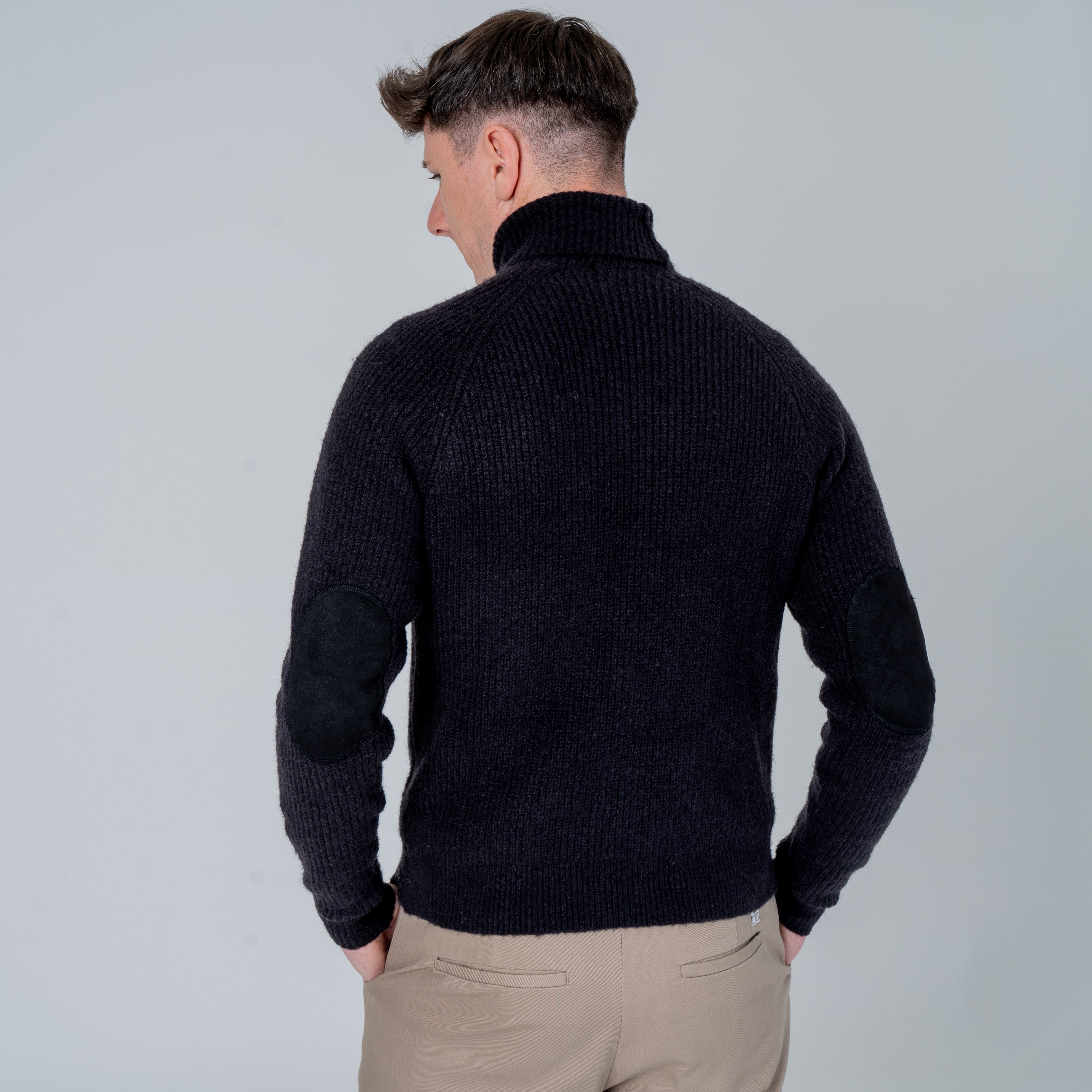 Rolled Up Men’s Winter Roll Neck