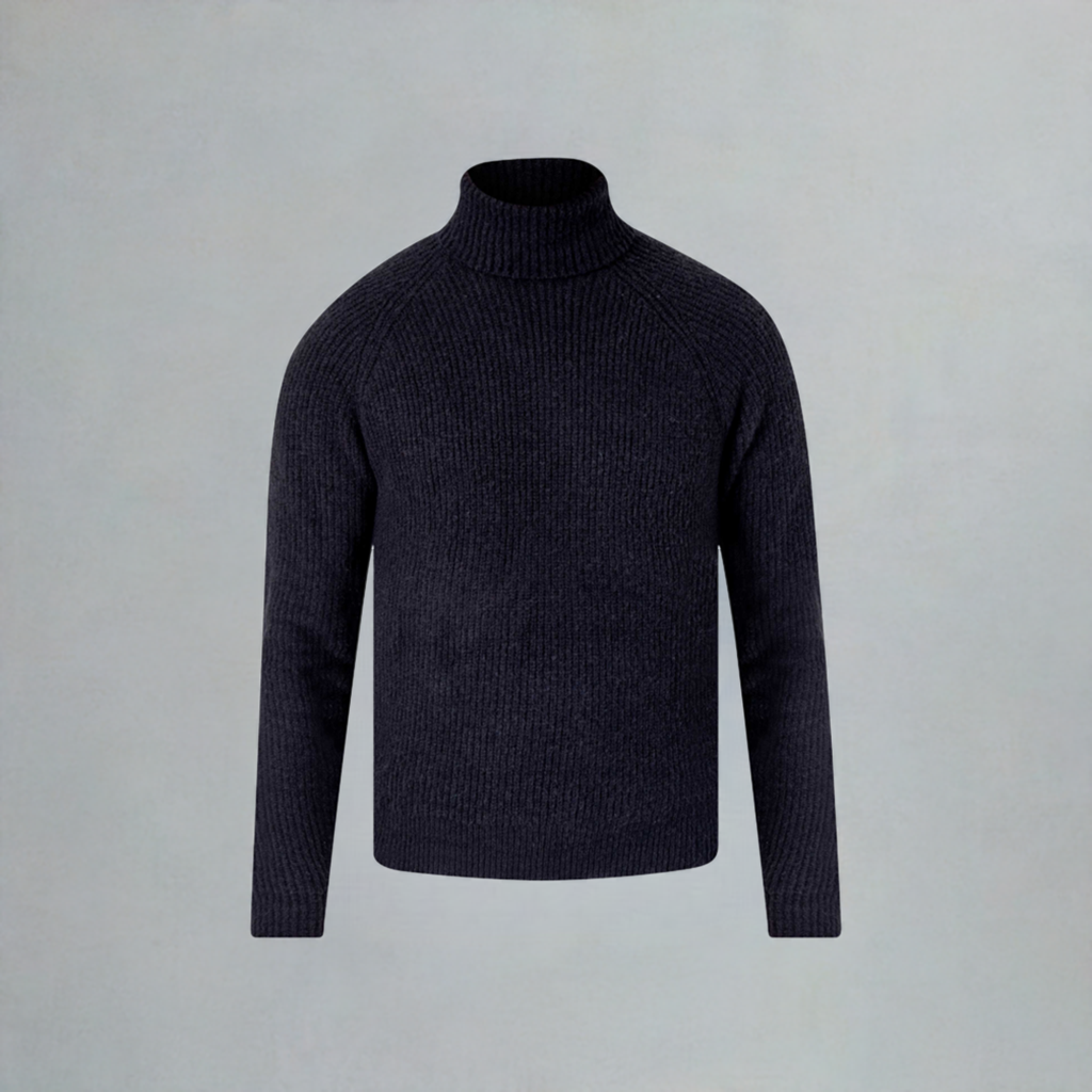 Rolled Up Men’s Winter Roll Neck